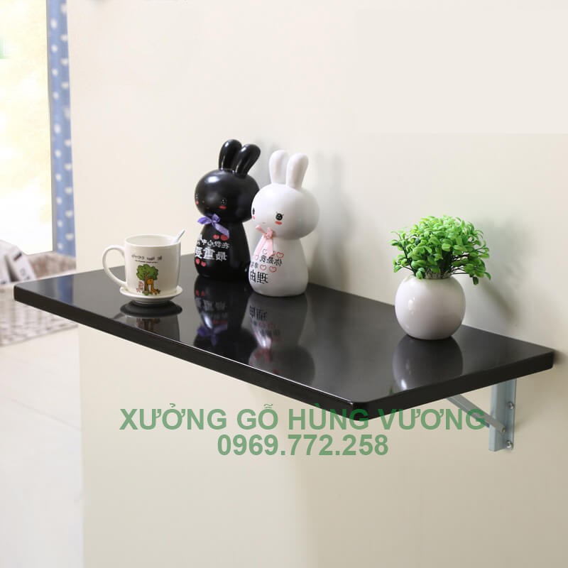 Bàn Gập Gắn Tường (22cm x 60cm) - Bàn Gắn Ban Công tiết kiệm diện tích