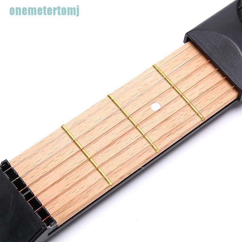 【ter】6 Tone Pocket Guitar Practice Neck Portable Guitar Chord Trainer Tools Beginner