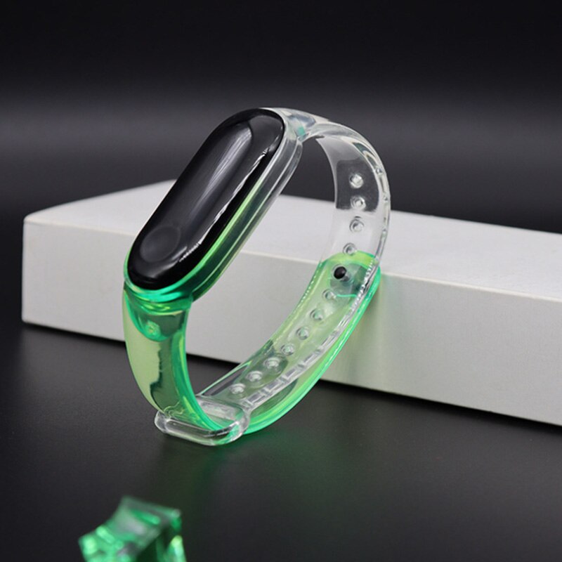 Dây Đeo Trong Suốt Cho Đồng Hồ Thông Minh for Xiaomi Mi Band 5 Miband 5 Nfc