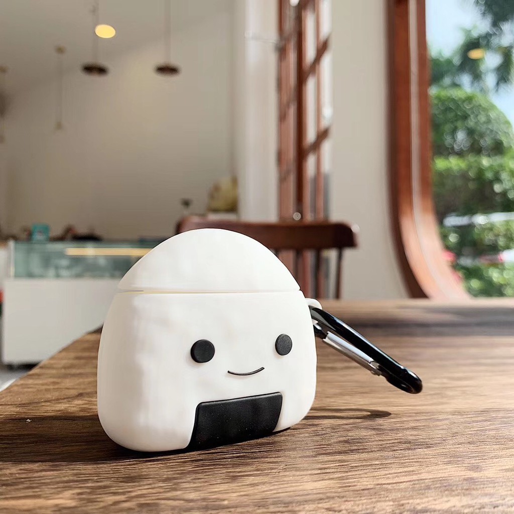 Vỏ bảo vệ mềm hình sushi dễ thương cho airpods1 airpods2