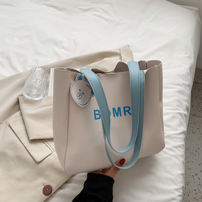 Túi Xách Đeo Vai / Kẹp Nách Kích Cỡ Lớn Màu Sắc Tương Phản Thời Trang 2022 Cho Nữ