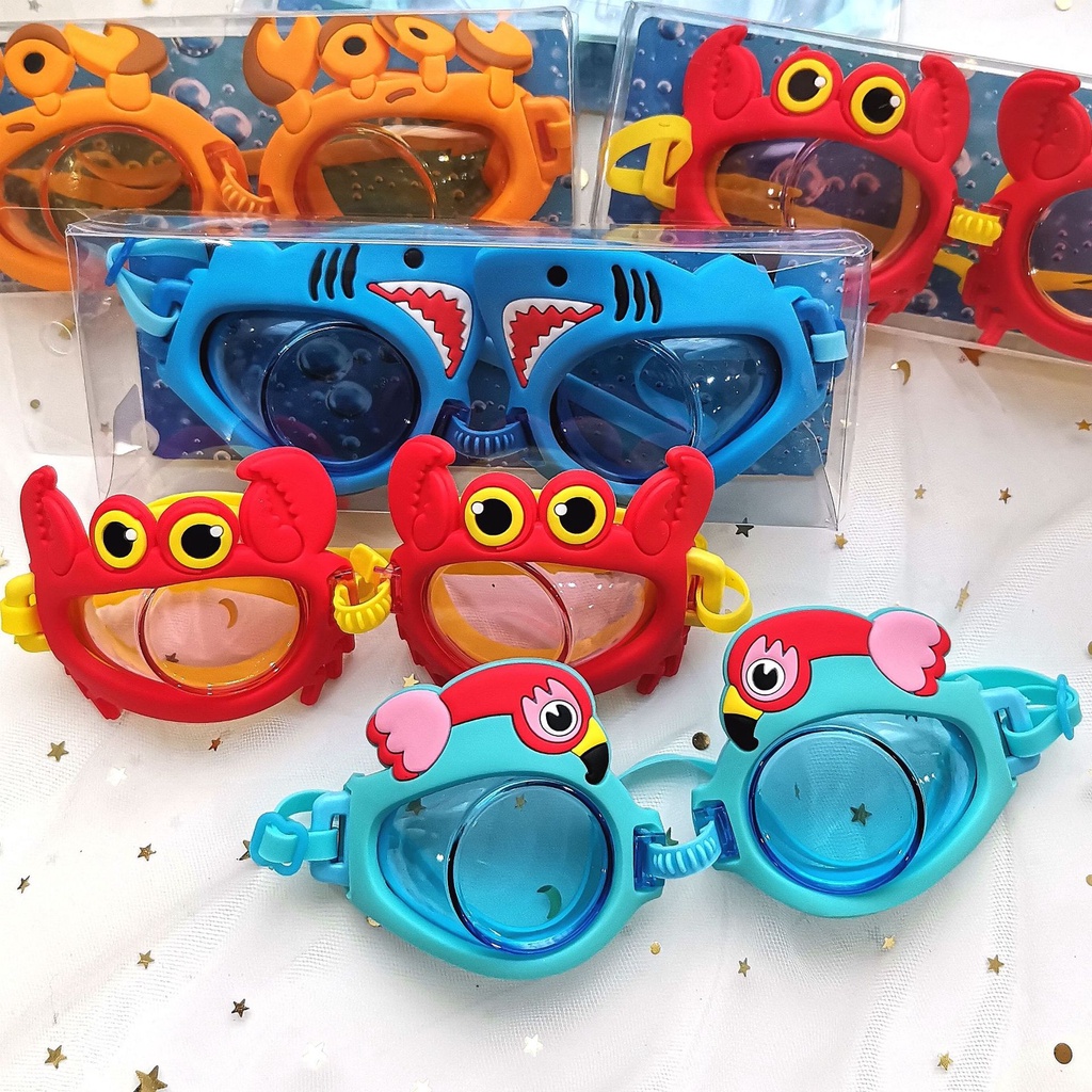 Kính bơi bảo vệ mắt hình thú đáng yêu cho bé - Mắt Kính bơi trẻ em -  Smart Baby