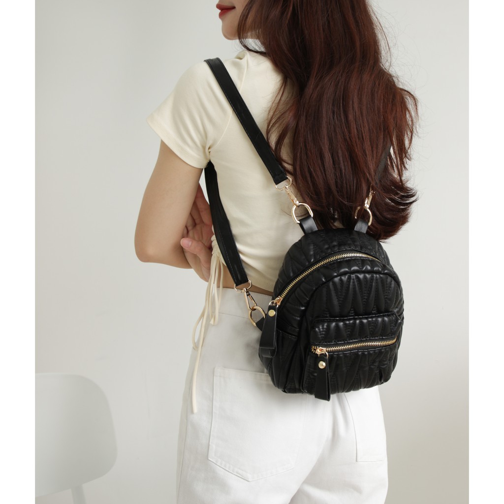 The Rhombus Mini Backpack 02 - Balo Mini Thời Trang