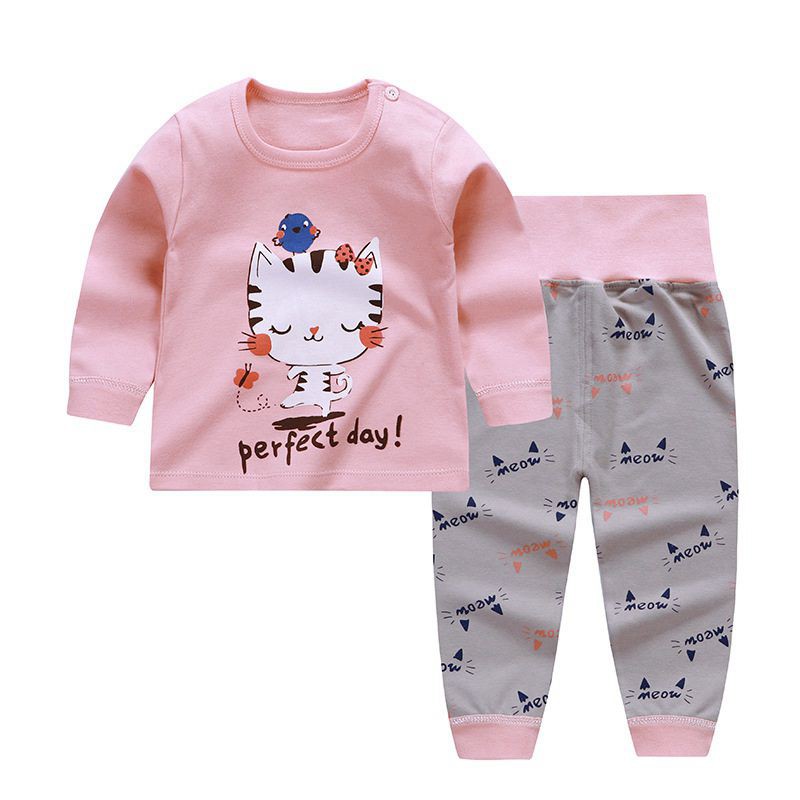 Bộ Pyjama Tay Dài Và Quần Dài Dành Cho Bé Gái Từ 12 Tháng - 4 Tuổi