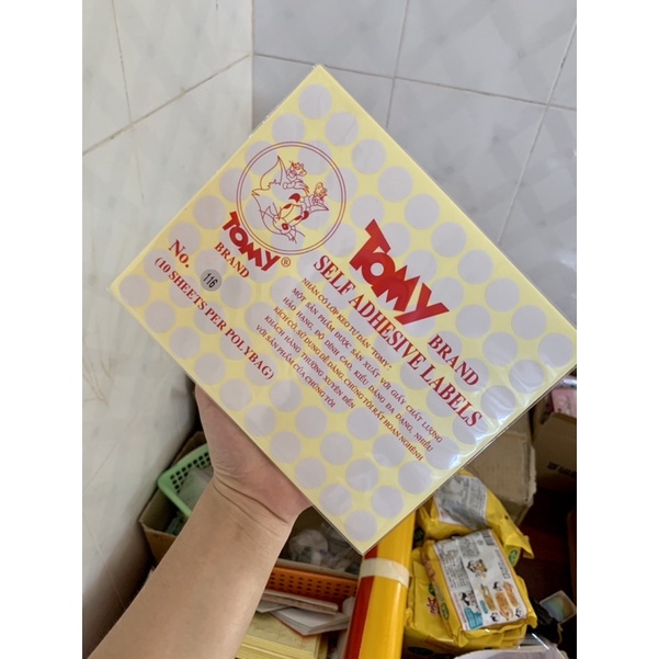 Sticker chấm tròn