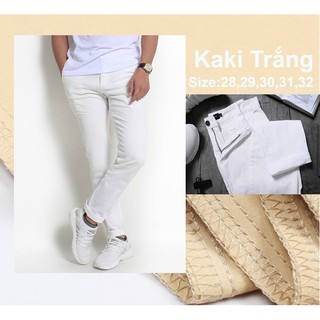 Quần kaki Trắng Ngà