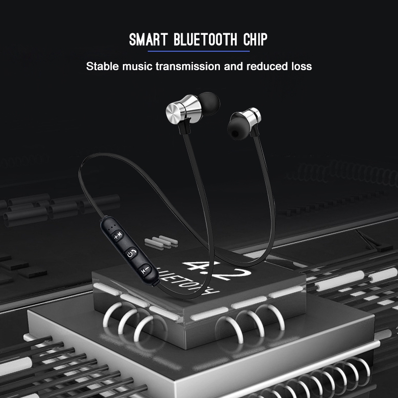 Magnetic Bluetooth4.2 Earphone XT11 Sport Wireless Earbuds Stereo Bass with MicHeadset | BigBuy360 - bigbuy360.vn