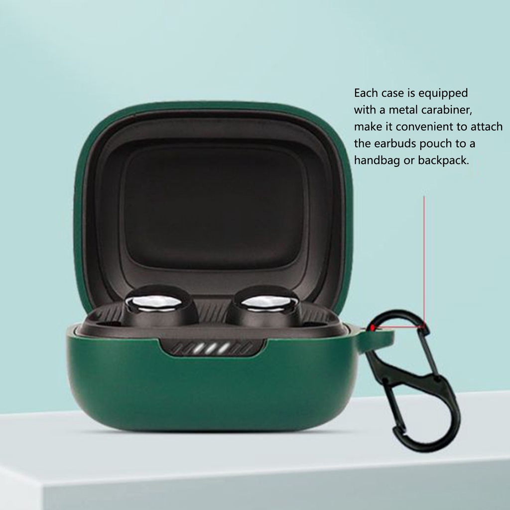 Vỏ Bảo Vệ Hộp Sạc Tai Nghe Không Dây Bằng Silicone Cho JBL Live Free 2 TWS 2