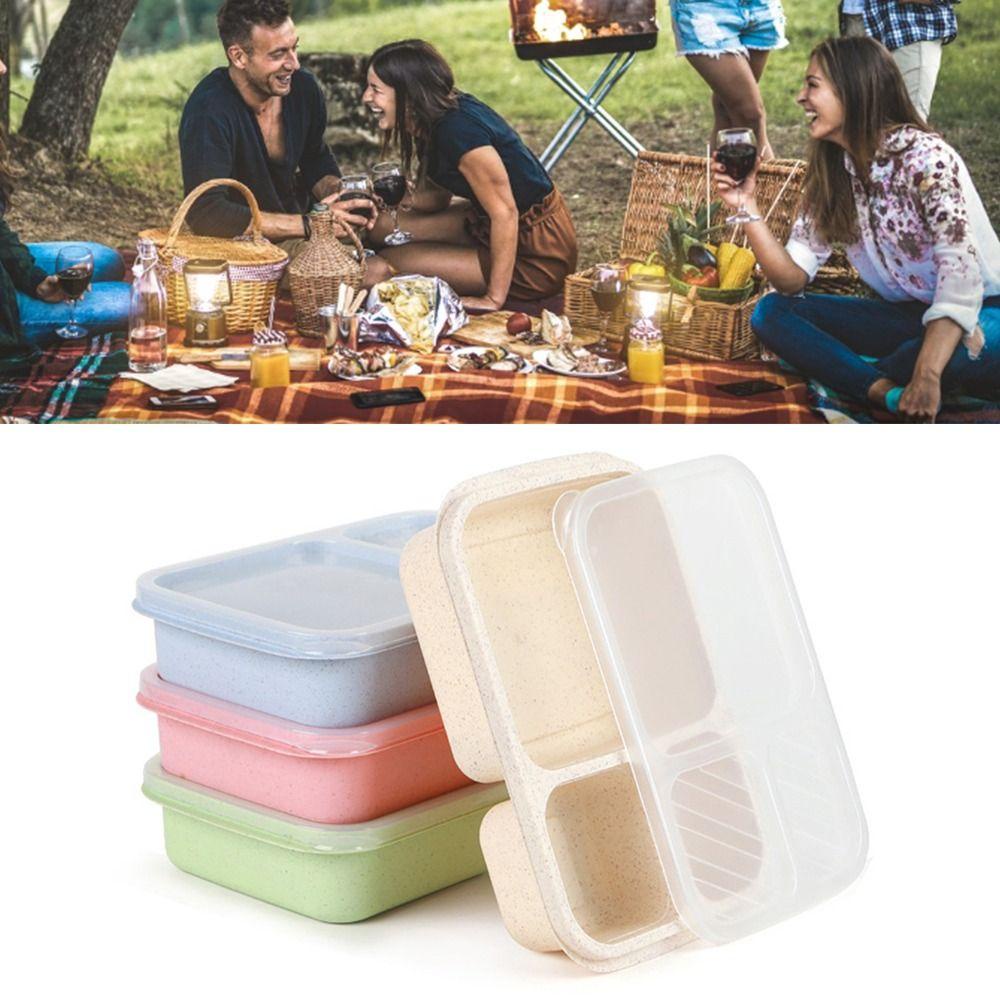 Hộp Đựng Thức Ăn Trưa Chống Rò Rỉ Sức Chứa Lớn Có Thể Dùng Trong Lò Vi Sóng Cho Học Sinh