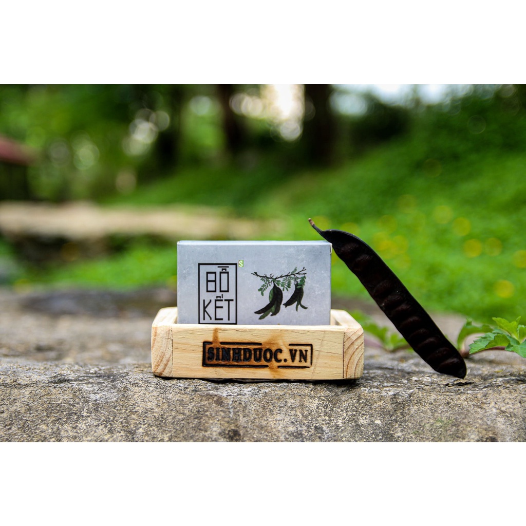 Xà Bông Bồ Kết HTX Sinh Dược 100g Thiên Nhiên