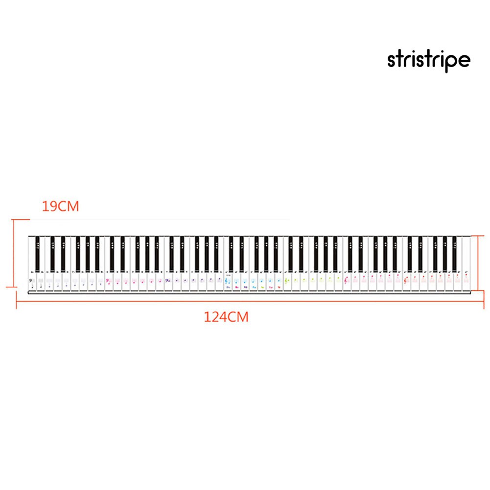 Thẻ luyện bàn phím piano 88 phím chống thấm nước