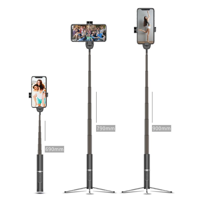 Gậy Ba Chân Bằng Hợp Kim Nhôm Có Thể Kéo Dài Cho Iphone Huawei / Samsung / Xiaomi / Htc Giá Đỡ | BigBuy360 - bigbuy360.vn