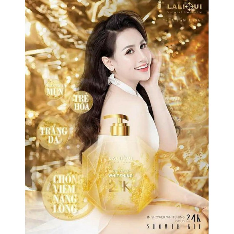 sữa tắm trắng vàng 24k .IN_SHOWER_WHITENING_24K