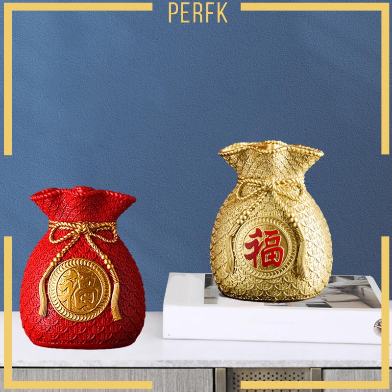 Giá đỡ bình hoa hình túi tiền may mắn trang trí đám cưới