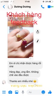 Nhẫn hoa sen 10k