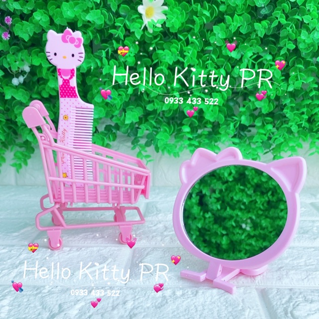 GƯƠNG LƯỢC (2in1) HELLO KITTY