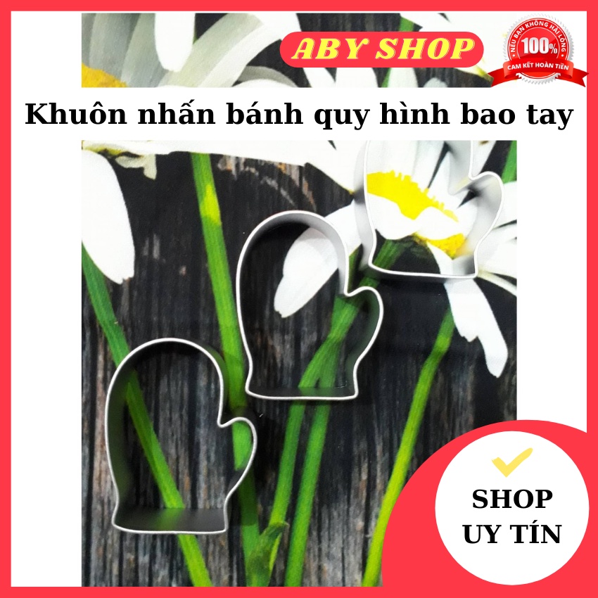 Khuôn nhấn bánh quy hình bao tay ⚡ CAO CẤP ⚡ khuôn nhấn bánh tạo hình bao tay độc đáo lạ mắt