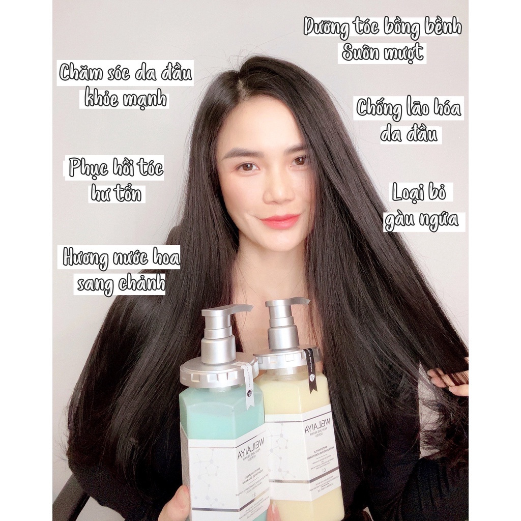 Bộ Dầu Gội Phục Hồi Đa Tầng Nấm Truffle Weilaiya - Tóc Bóng Mượt