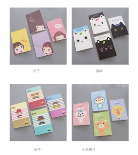 Combo 10 Sổ ghi chú nhỏ 8,5*12cm