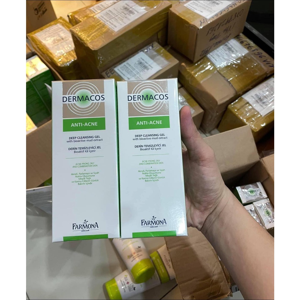 Sữa Rửa Mặt Farmona Dermacos Anti Acne Deep Cleansing Gel - 150ml