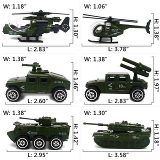 Sét đồ chơi quân sự mini cho bé