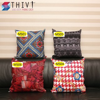 Gối sofa vuông họa tiết sang trọng 03 - thivi