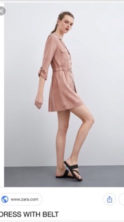 Đầm nữ kèm belt zara