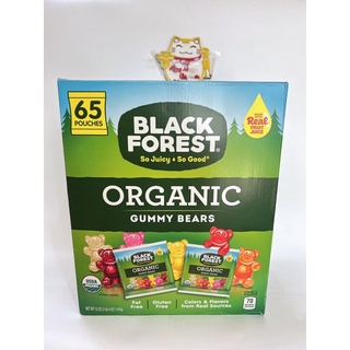 Kẹo dẻo trái cây hữu cơ black forest organic gummy bears 1.47kg 65 gói