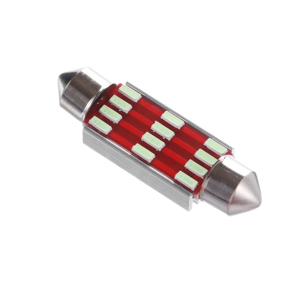 MYRONGVN 1 Bóng Đèn LED DC12V 31mm 36mm 39mm 41mm Không Lỗi Cho Xe Hơi