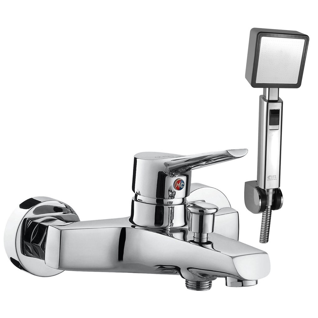 Bộ vòi sen nóng lạnh Eurolife EL-5001 (Trắng bạc)