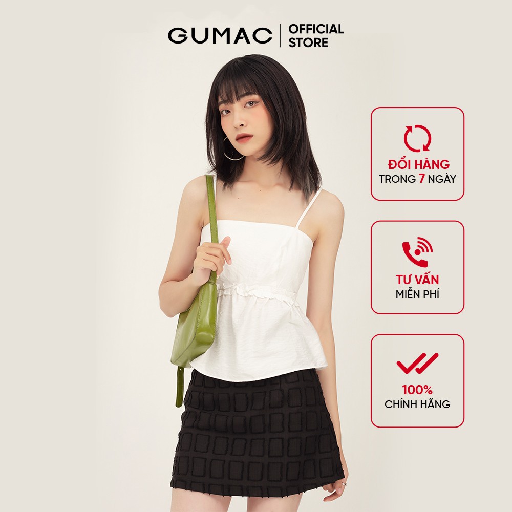 [Mã WABR2711 giảm 10% đơn 250K] Chân váy A cơ bản GUMAC dáng basic nhiều màu năng động VB371 | BigBuy360 - bigbuy360.vn