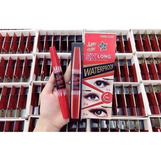 Mascara Hai Đầu Nối Mi Sivanna Super Model 5X Long