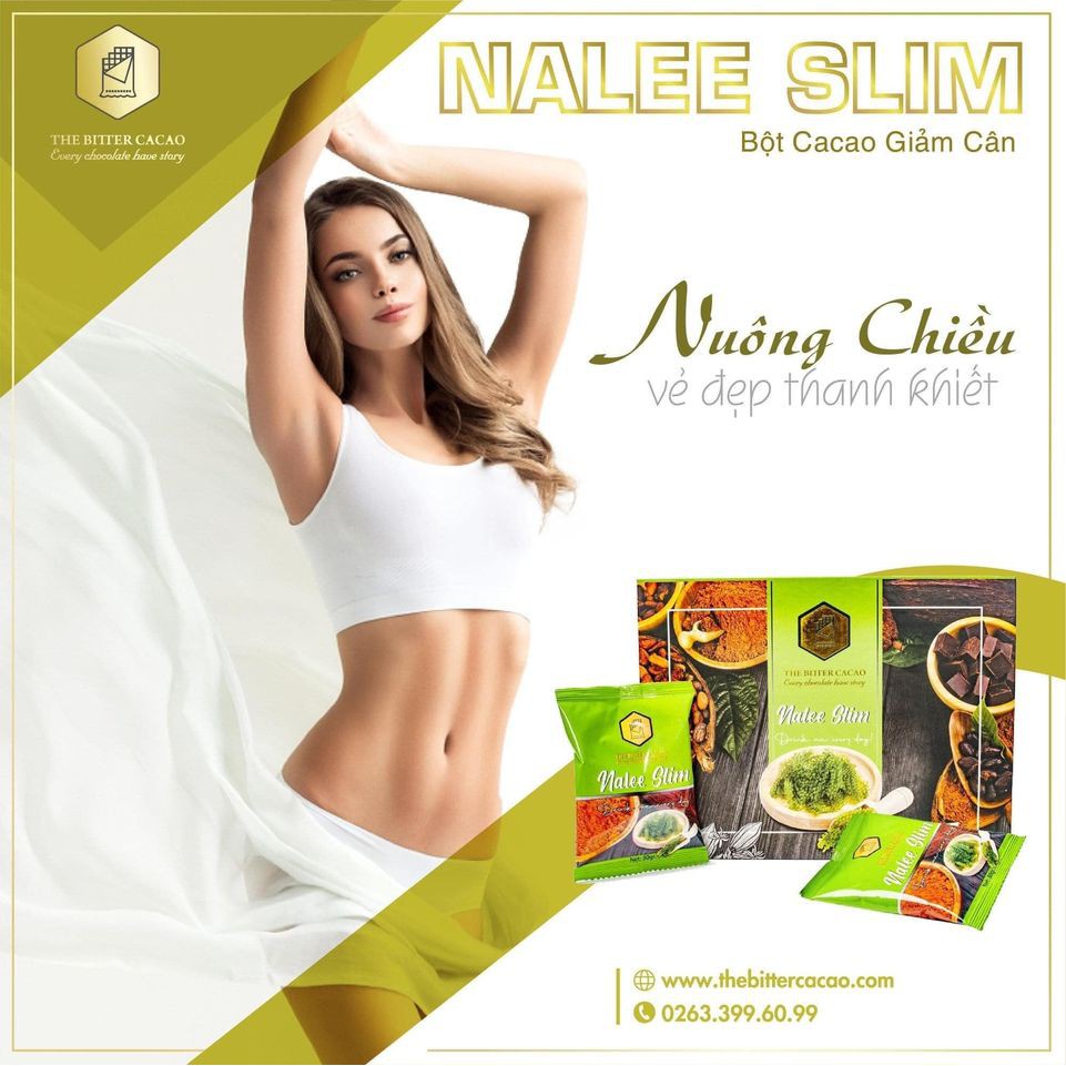 Cacao Nalee Slim giảm cân nhanh cấp tốc detox ca phê không phải thuốc giảm cân