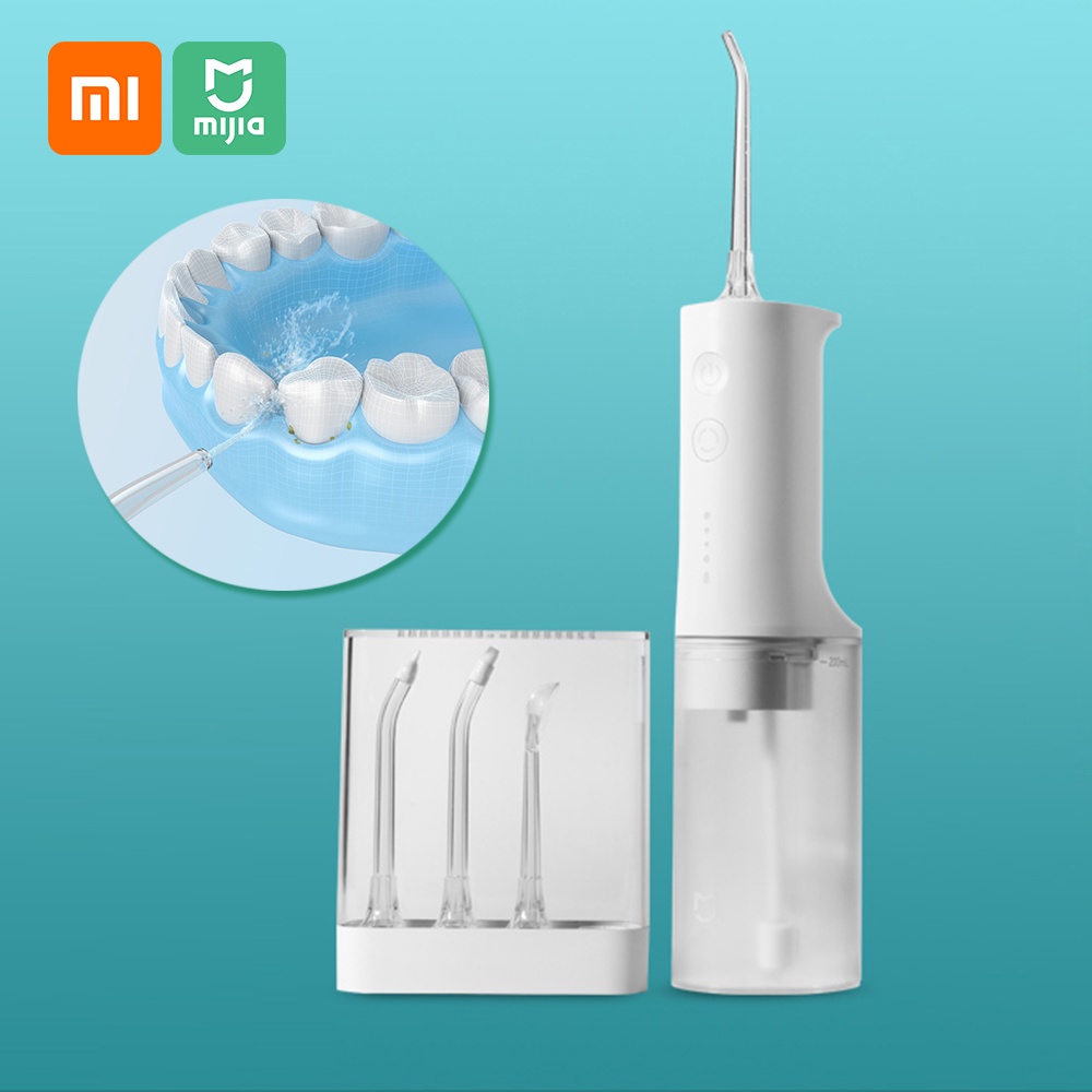 Tăm nước Xiaomi Flosser MIJIA  MEO701 Electric và Soocas W3 Pro 4 đầu vòi tiện lợi chính hãng