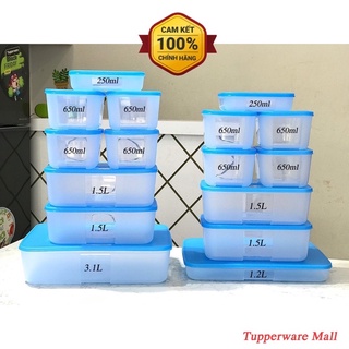 [Chính Hãng] Bộ 16 hộp trữ đông Jumbo Tupperware Freezermate