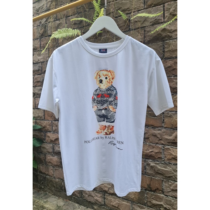Áo Thun Nam Nữ Tay Ngắn Ralph Lauren Polo Bear