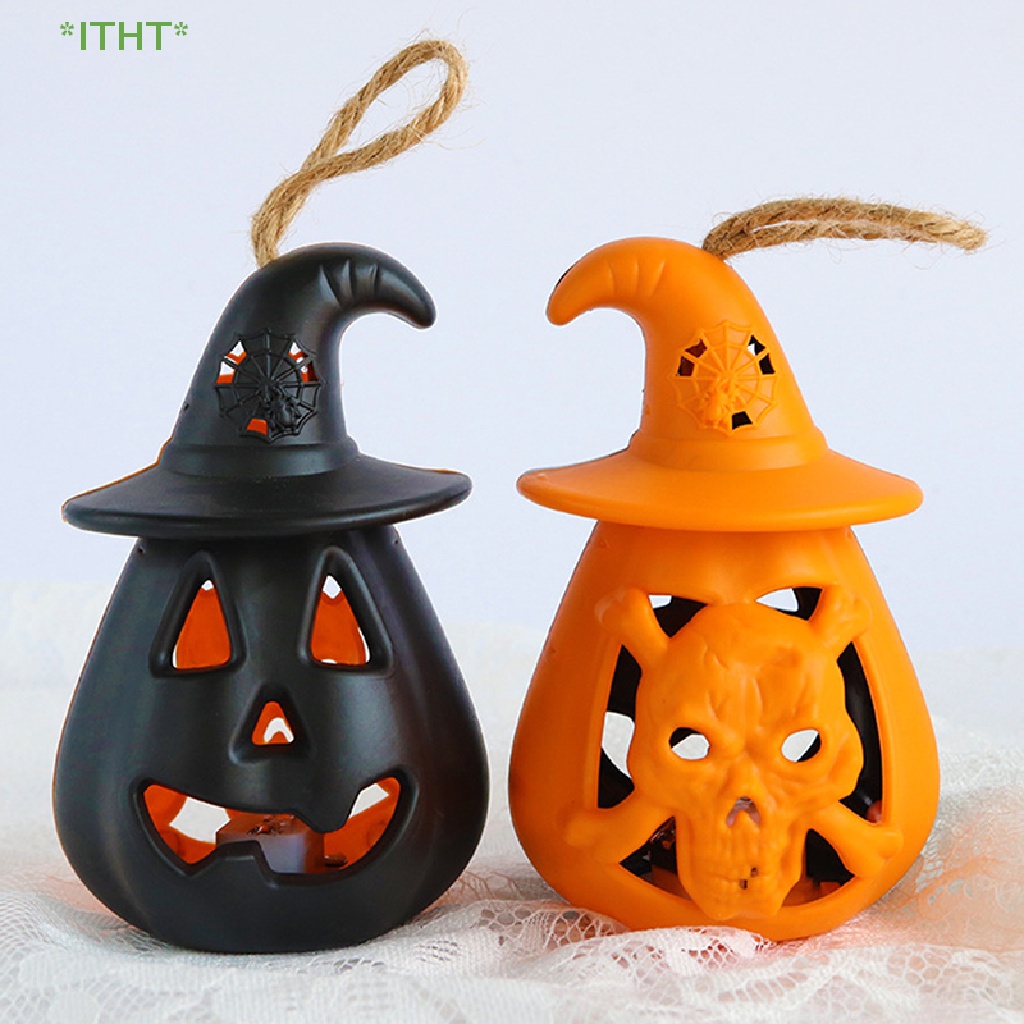 Đèn Led Hình Bí Ngô Mini Trang Trí Halloween Mới