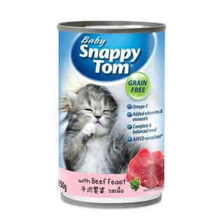 Pate cho mèo con Snappy Tom Kitten lon 150g