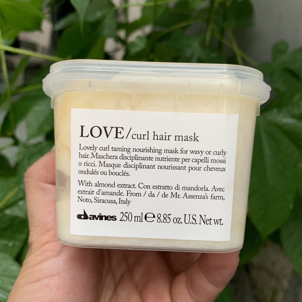 🇮🇹 Hấp dầu mặt nạ dưỡng tóc xoăn Davines Love Curl Hair Mask 250ml