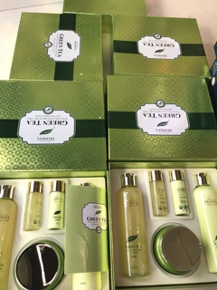 Set Bộ chăm sóc da mặt green tea Deoprce