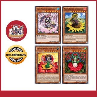 [COMBO][Thẻ Bài Yugioh Chính Hãng] Các loài hoa 4 mùa Xuân - Hạ - Thu - Đông