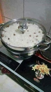 Nồi hấp 2 tầng inox