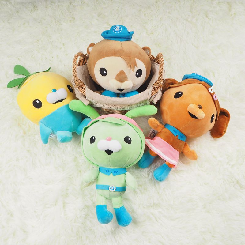 Đồ chơi nhồi bông hình các nhân vật trong phim hoạt hình Octonauts 19/ 30/ 46cm