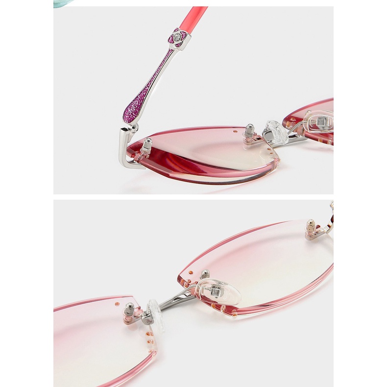 Kính lão thị không gọng cho nam và nữ chất lượng cao Kính đọc sách trên điện thoại di động có độ phân giải cao