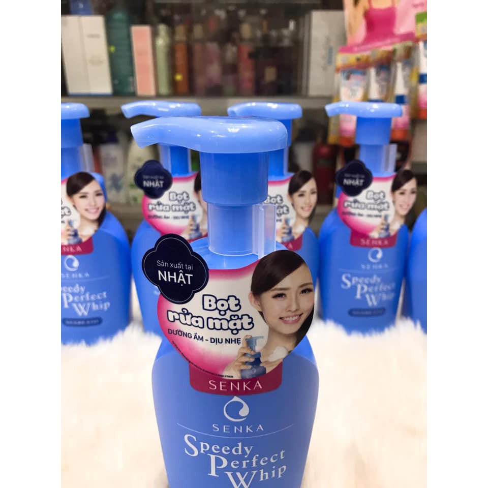 (SX Nhật Bản) Bọt rửa mặt dưỡng ẩm dịu nhẹ Senka Speedy Perfect Whip 150ml | BigBuy360 - bigbuy360.vn