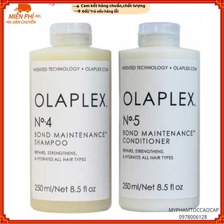 (Olaplex-USA)Dầu gội xả hàn gắn liên kết lưu huỳnh Olaplex 250mlx2