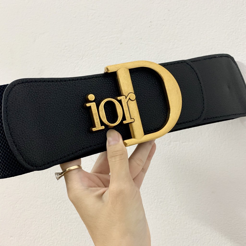 Đai váy D họa tiết đồng bản to