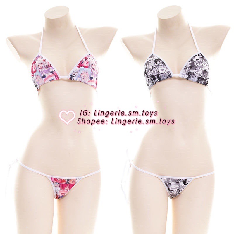 Set 2 Mảnh Hoạ Tiết Hoạt Hình Anime Ahegao Sexy | BigBuy360 - bigbuy360.vn