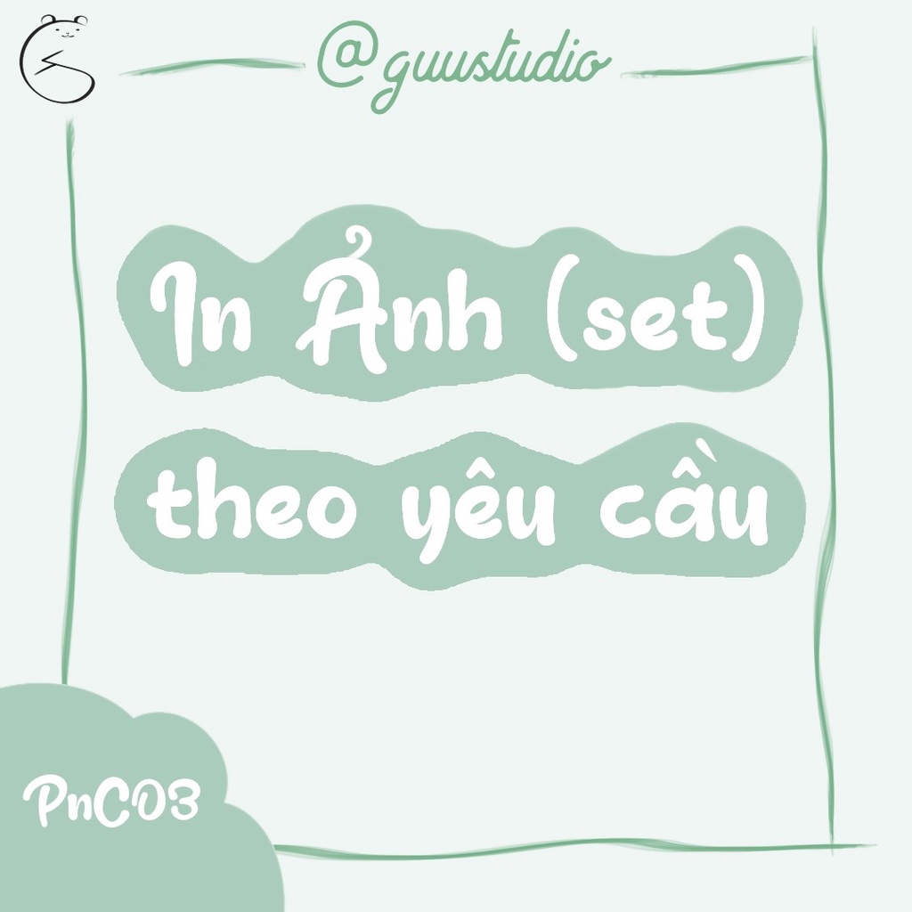 In Ảnh, Card theo yêu cầu | guustudio