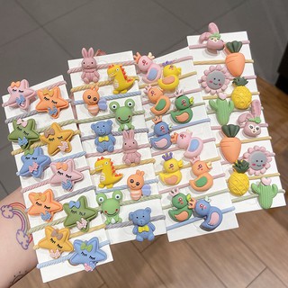 Set 05 Dây Buộc Tóc Nhiều Hình Dễ Thương Giao Ngẫu Nhiên